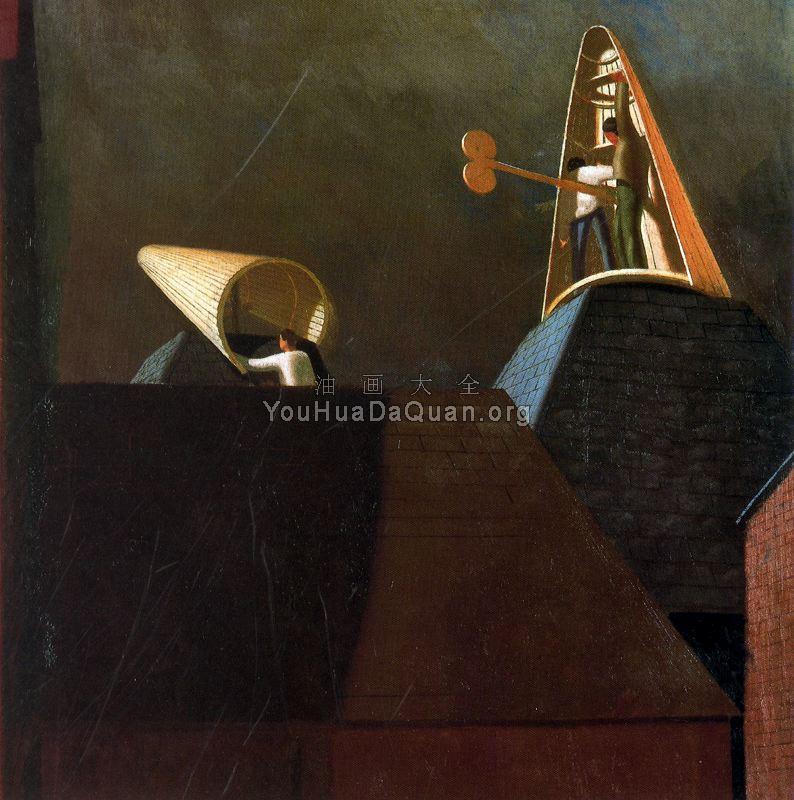 Mending Cowls - Cookham - 斯坦利·斯宾塞